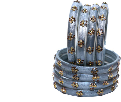 Shubhlaxmi Glass Bangle Set(Pack of 8)
