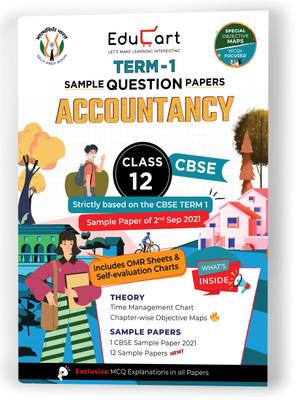 Educart CBSE Term 1 ACCOUNTS Sample Papers Class 12 MCQ Book For Dec 2021 Exam (Based on 2nd Sep CBSE Sample Paper 2021)(Paperback, Educart)