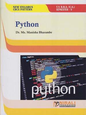PYTHON (Third Year TYBBA CA - Semester 5)(Paperback, Dr. Ms. Manisha Bharambe)
