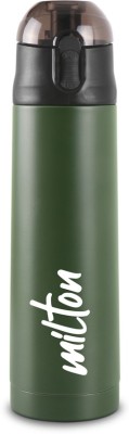 MILTON New Crown-900 Thermosteel Hot and Cold Insulated Water Bottle, 750 ML, Green 750 ml Flask(Pack of 1, Green, Steel)