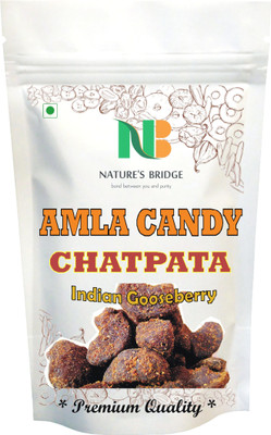 Nature's Bridge Chatpata Amla Candy (Salted & Spicy Indian Gooseberry) / Amla Candy / Masala Amla Candy - (400 gm) Sweet & Sour, Masala Sour Candy(400 g)