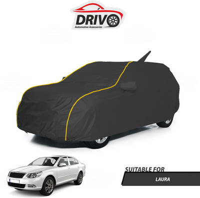 Drivo Car Cover For Skoda Laura (With Mirror Pockets)(Grey)