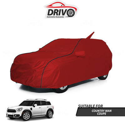Drivo Car Cover For Mini Countryman Coupe (Without Mirror Pockets)(Red)