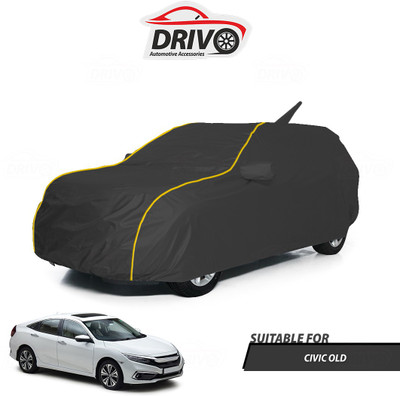 Drivo Car Cover For Honda Civic (With Mirror Pockets)(Grey)