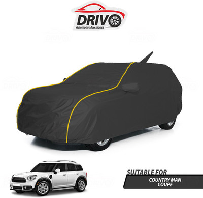 Drivo Car Cover For Mini Countryman Coupe (With Mirror Pockets)(Grey)