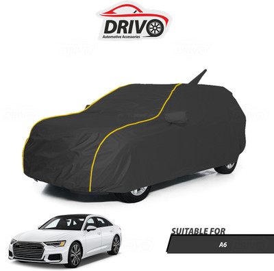 Drivo Car Cover For Audi A6 (With Mirror Pockets)(Grey)
