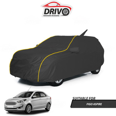 Drivo Car Cover For Ford Figo Aspire (With Mirror Pockets)(Grey)