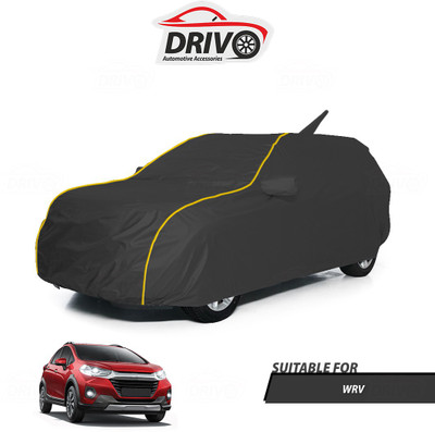 Drivo Car Cover For Honda WRV (With Mirror Pockets)(Grey)