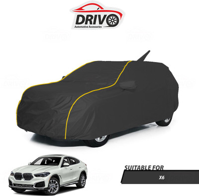 Drivo Car Cover For BMW X6 (With Mirror Pockets)(Grey)