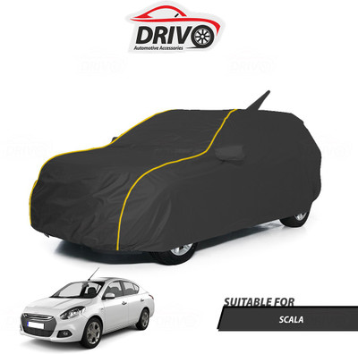 Drivo Car Cover For Renault Scala (With Mirror Pockets)(Black)