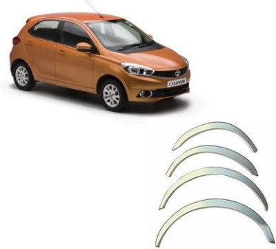 autoxin Stainless Steel Wheel Arch Chrome Fender Lining Trim Moulding 2 Glossy Tata Tiago Side Garnish