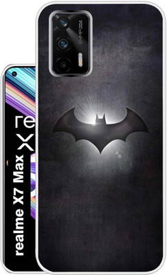 Case Club Back Cover for realme X7 Max(Black, Grip Case, Silicon, Pack of: 1)