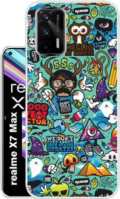 Case Club Back Cover for realme X7 Max(Multicolor, Grip Case, Silicon, Pack of: 1)