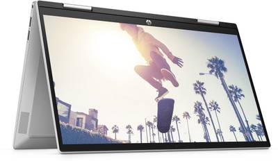 HP Pavilion x360 Core i3 11th Gen - (8 GB/256 GB SSD/Windows 11 Home) 14-dy0190TU 2 in 1 Laptop  (14 inch, Natural Silver, 1.52 kg, With MS Office)