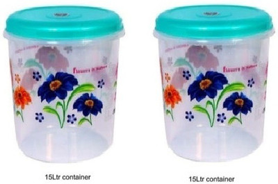 Homix Plastic Tea Coffee & Sugar Container  - 15 L(Blue)