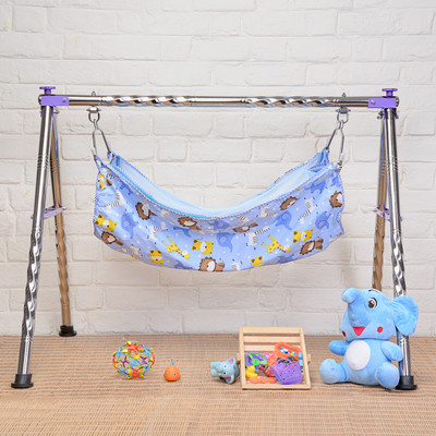 JIN Semi Foldable Cradle With Round Frame (Purple)(Purple)