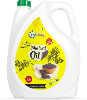 Nutriorg Certified Organic Mustard Oil Box(5 L)