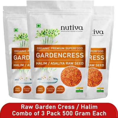 Nutiva Garden Cress Seeds Seed(1500 g)