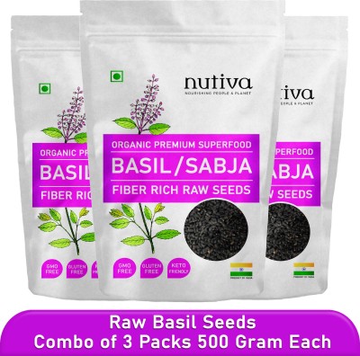 Nutiva Basil Seeds Seed(1500 g)