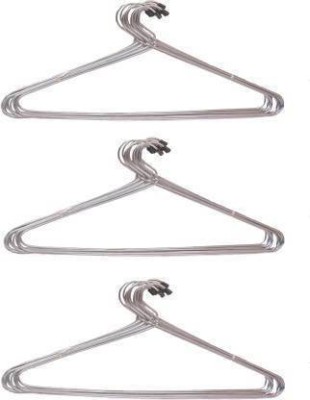 roston Stainless Steel Coat Hangers Steel Saree Pack of 36 Hangers For  Saree(Steel)