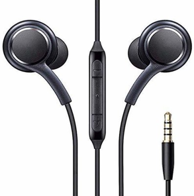 SANNO WORLD in-Ear Earphones Built in-line Mic, Calling 3.5mm Jack Wired Headset(Black, In the Ear)