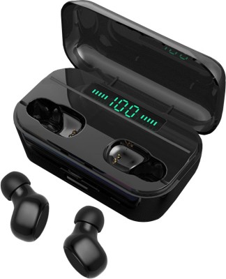 TecSox TecPods Max TWS Ear-Buds,IWP Technology|30H Btry, IPX Resistance Bluetooth(Black, True Wireless)