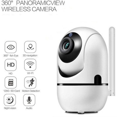 SIOVS Smart Ip Camera 1080P Surveillance Camera Auto Tracking CCTV Camera Baby Monitor Infrared Night Vision Security Wifi Camera Security Camera(64 GB, 1 Channel)