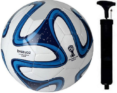 HACKERX BRAZUCA BLUE FOOTBALL WITH PUMP COMBO Football Kit