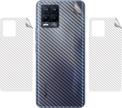 BERRIES BACK LAMINATION SKIN COMPATIBLE FOR REALME 8 PRO || 3D CARBON FIBER ULTRA-THIN PROTECTIVE FILM (TRANSPARENT) Mobile Skin(TRANSPARENT)
