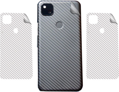 BERRIES BACK LAMINATION SKIN COMPATIBLE FOR GOOGLE PIXEL 4A || 3D CARBON FIBER ULTRA-THIN PROTECTIVE FILM (TRANSPARENT) Mobile Skin(TRANSPARENT)