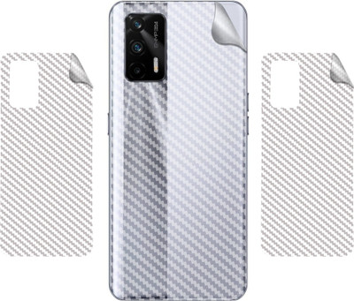 BERRIES BACK LAMINATION SKIN COMPATIBLE FOR REALME X7 MAX || 3D CARBON FIBER ULTRA-THIN PROTECTIVE FILM (TRANSPARENT) Mobile Skin(TRANSPARENT)