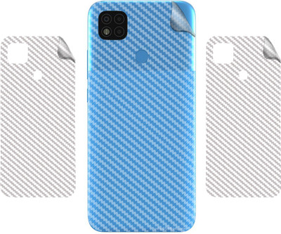 BERRIES BACK LAMINATION SKIN COMPATIBLE FOR POCO C31 || 3D CARBON FIBER ULTRA-THIN PROTECTIVE FILM (TRANSPARENT) Mobile Skin(TRANSPARENT)