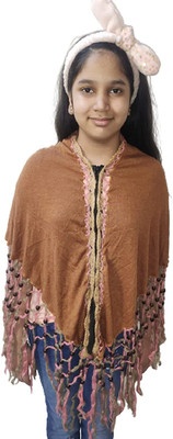 manra Wool Blend Poncho