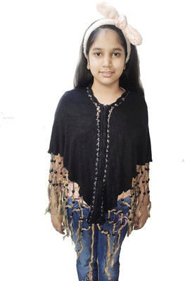 manra Wool Blend Poncho