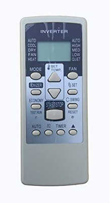 PP COMPATIBLE FOR O-GENERAL INVERTOR AC 113 ( SEE FOR-IONISER,ECONOMY,TESTRUN,AUTO BUTTON). OLD REMOTE MUST BE EXACTLY SAME . SEND OLD REMOTE PHOTO AT 9822247789 WHATSAPP FOR VERIFICATION Remote Controller(GREY/SILVER)