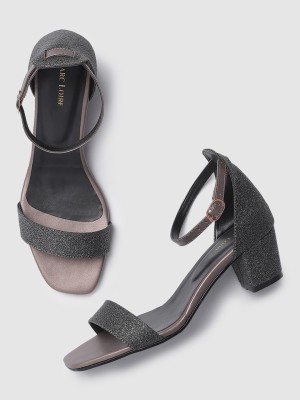 Marc Loire Women Heels(Grey , 6)