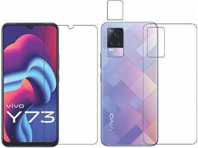 D Plus Front and Back Screen Guard for Vivo Y73(Pack of 3)