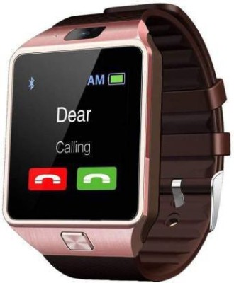 NKL Touchscreen 256 Android Smartwatch Sim And Memory Card Supported Value Of Money Smartwatch(Brown Strap, FREE)