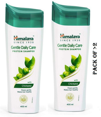HIMALAYA Gentle Daily Care Protein Shampoo with Chickpea Each 400ml Pack of.2(800 ml)