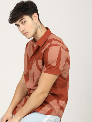 HIGHLANDER Men Printed Casual Multicolor Shirt