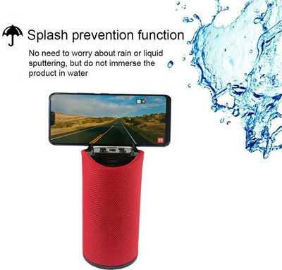 ATARC High Bass Wireless Bluetooth Speaker with in-Built Microphone FM/AUX Cable/USB & SD Card Supported Compatible with All Mobiles & Other Devices Redra8 10 W Bluetooth Speaker(Red, Stereo Channel)