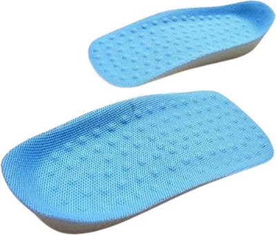Frackson Light Weight Soft 2.5 Cm Height Increasing Shoes Insoles For Men and Women Insole(Blue)