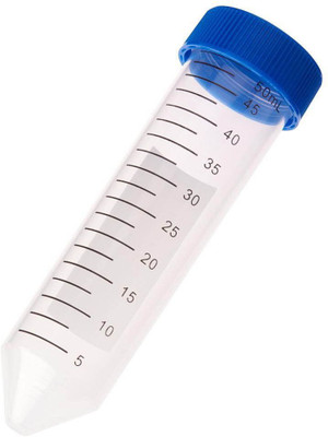 GVSSCO 50 ml Rimmed Polypropylene Test Tube(10 cm 300 K Pack of 25)