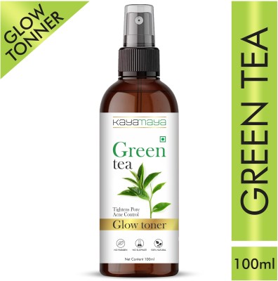 Kayamaya Green Tea Glow Toner - 100 ml for Men & Women Men & Women(100 ml)