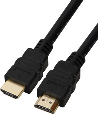Techy-tech  TV-out Cable HDMI Cable 3 Meter Male to Male(Blsck, For Computer, 3 m)