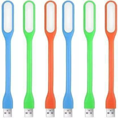 menaso New collection mini USB LED light Pack of 6 USB LED Lamp 5V 1.2W Portable Flexible Light with USB For Power bank Computer Led Light 50 Led Light(Multicolor)