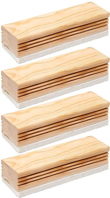 YAJNAS Non Magnetic Wooden Dusters(Set of: 4, Multicolor)