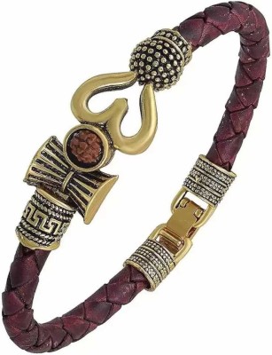 Dee Gee's mart Om Leather Band With Cherry Colour 001 Boys & Girls(Maroon, Pack of 1)