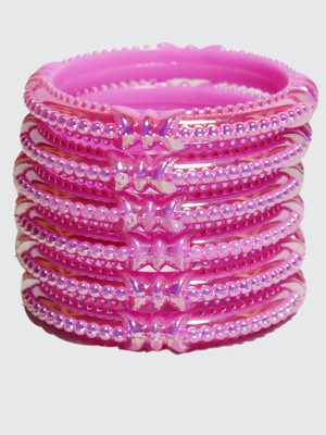dishu Plastic Bangle Set(Pack of 6)