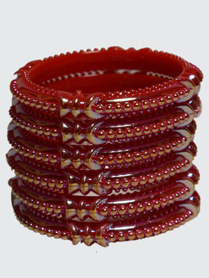 dishu Plastic Bangle Set(Pack of 6)